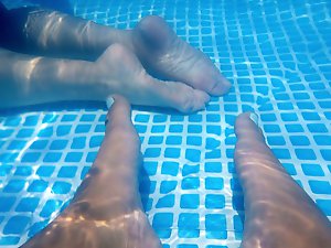 Submerged feet collection 1