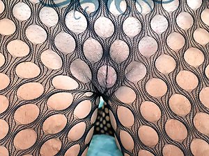 Black sex toy in action