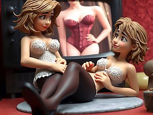 Here are some hot newcomers in stockings, the future of Pixwhores.