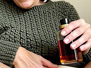 A mature woman from Ireland enjoys slippery things.