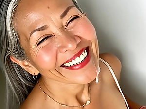 Women of a certain age pleasure themselves by touching their genitals