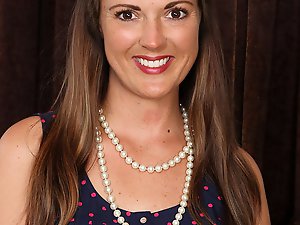 Naughty American housewife playing with herself