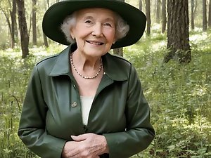 Fantastical mature MILF is getting pleasure on pictures