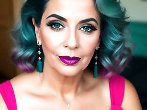 Sensuous mature businesswoman as you love