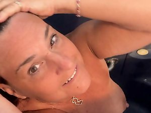 Lewd granny is teasing her boyfriend