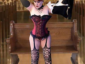 Sinful Granny Nun Mary Carmen