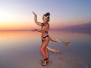 Colorful Elton Evening in Egypt style