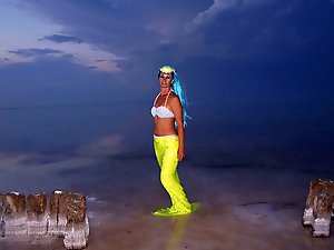 Eltons evening at the seaside pier