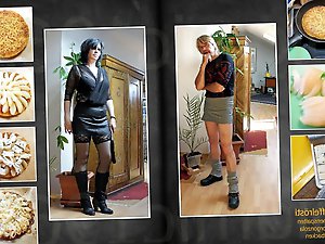 Famous celebrities from a large retail store in pictures